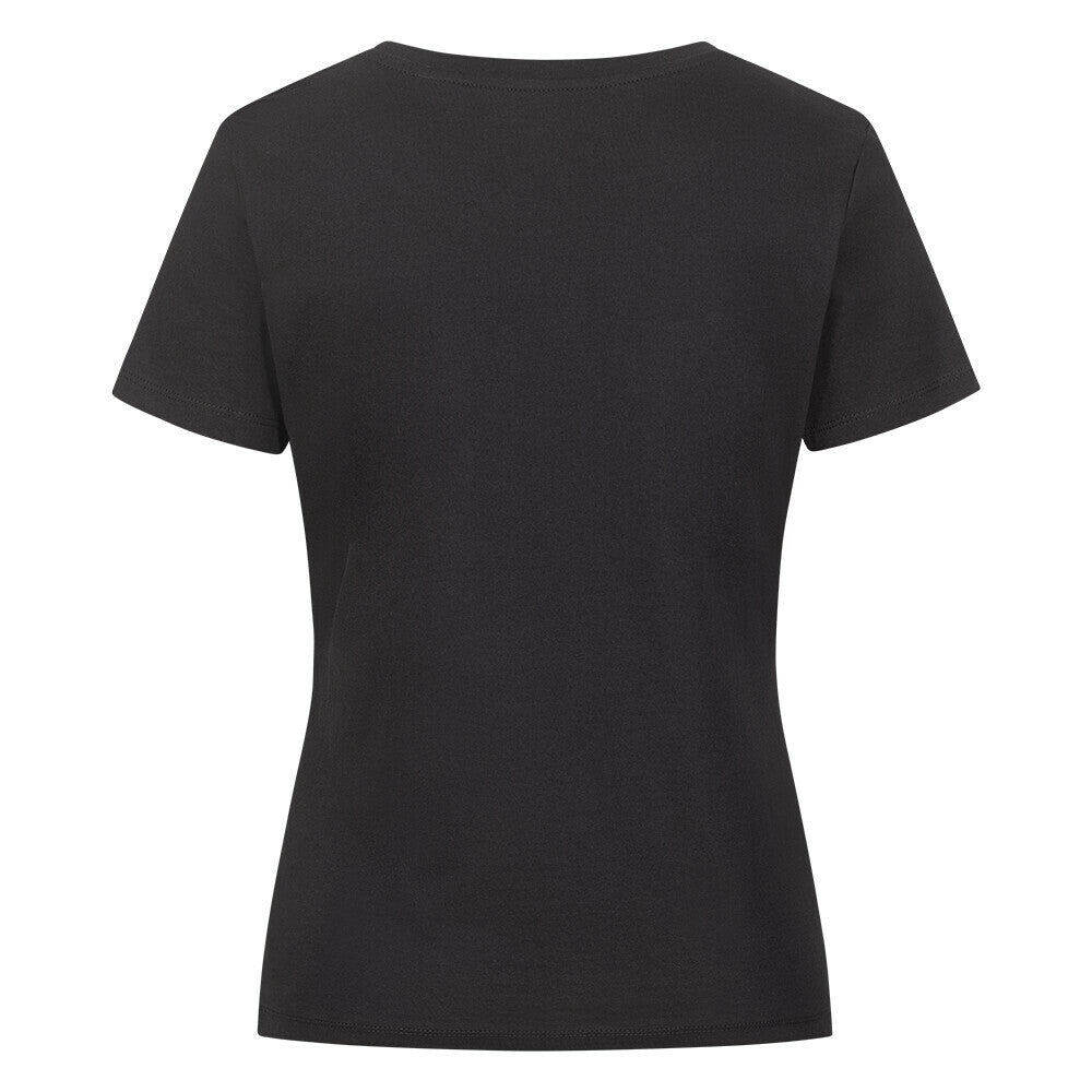 Premium Organic Damen-Shirt "Bullterrier LIFE pink" – hunde-shirt.de