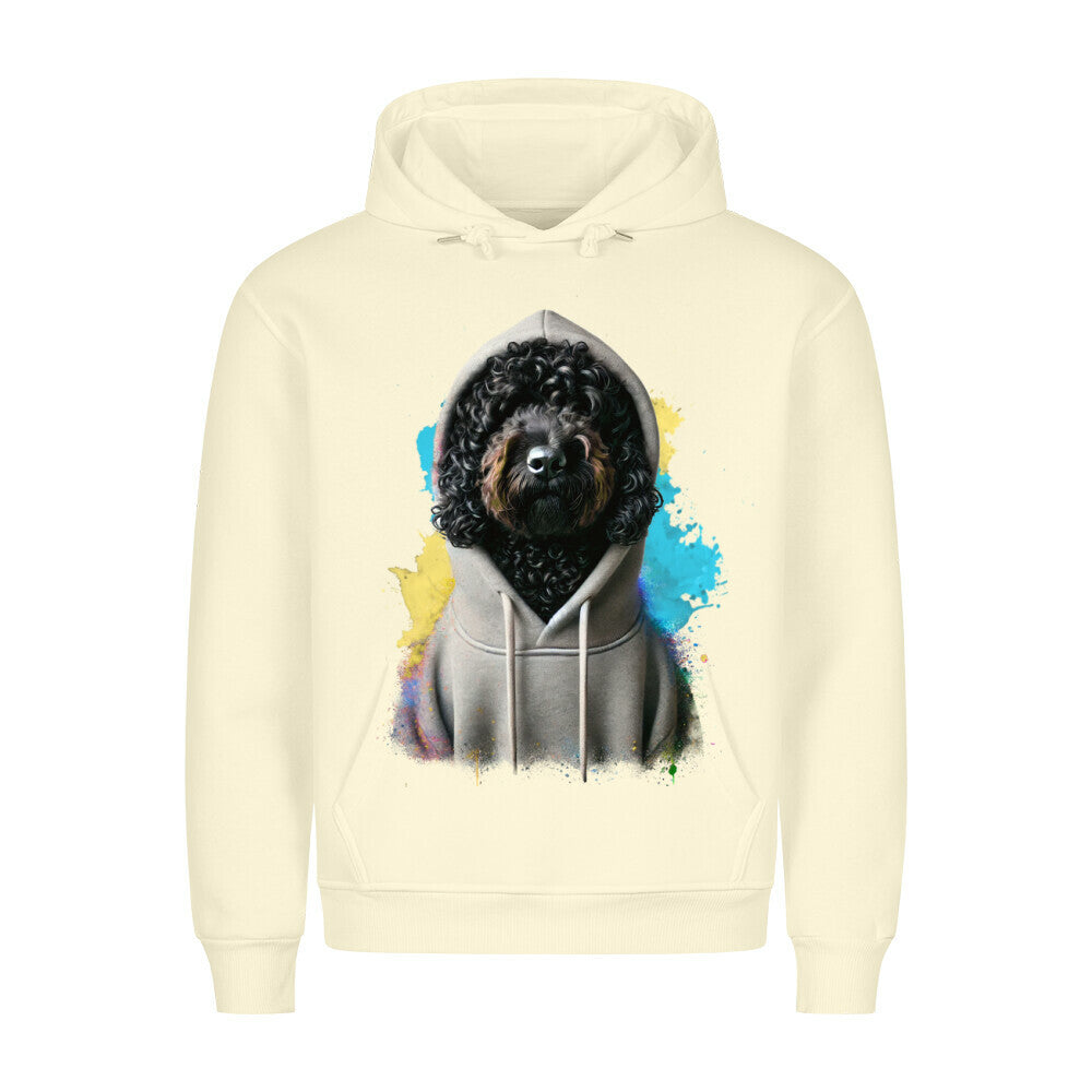 Premium Hoodie "Barbet Hooded" Beige – hunde-shirt.de