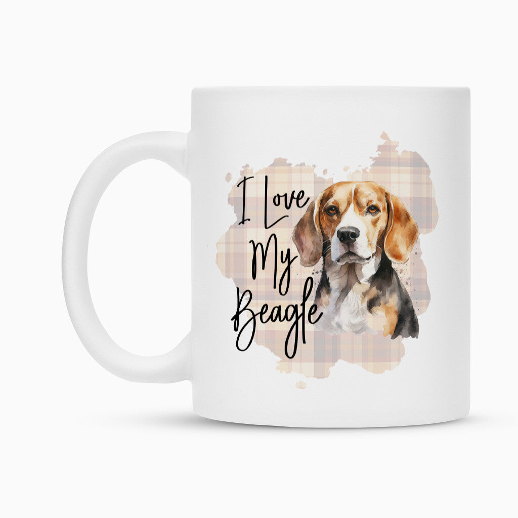 Tasse "Beagle - I love..." – hunde-shirt.de