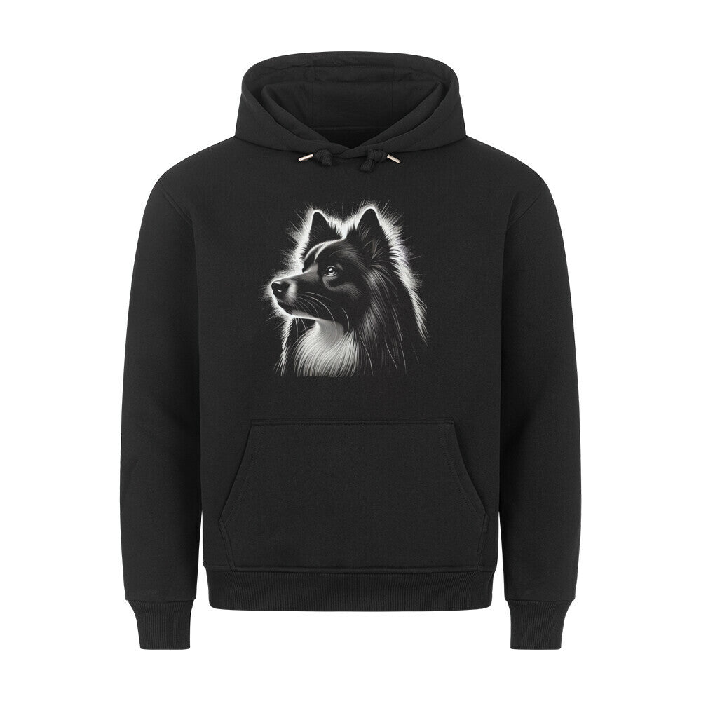 Premium Hoodie "Icelandic Sheepdog - Shine" Schwarz – hunde-shirt.de