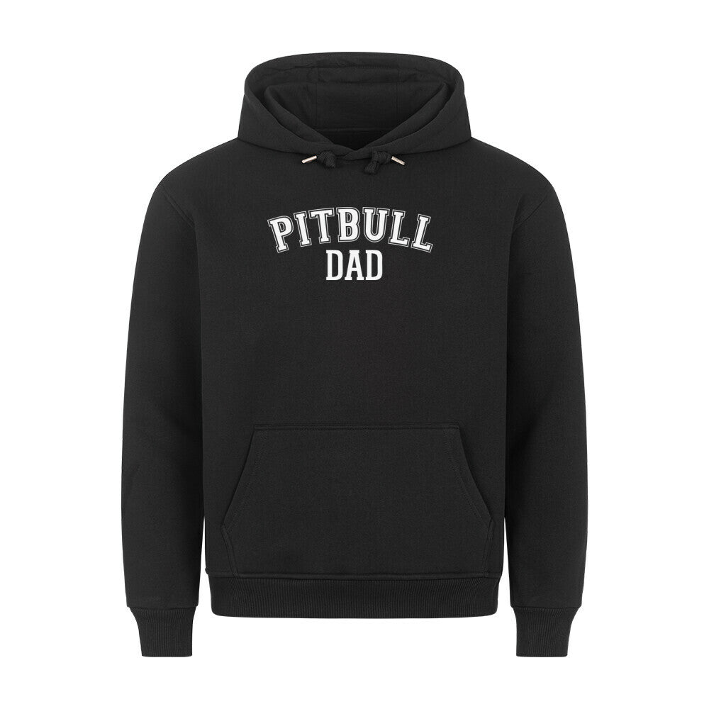 Premium Hoodie "Pitbull - DAD" Schwarz – hunde-shirt.de