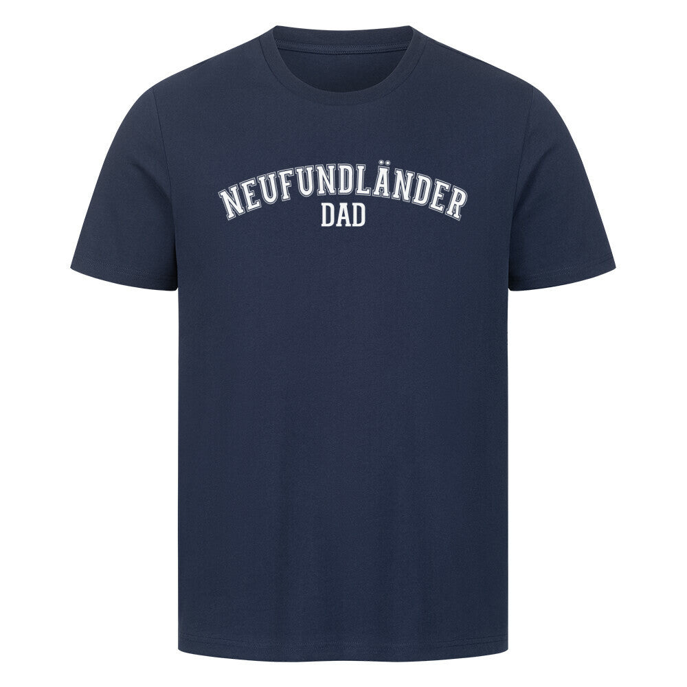 Premium T-Shirt "Neufundländer - DAD" French Navy – hunde-shirt.de