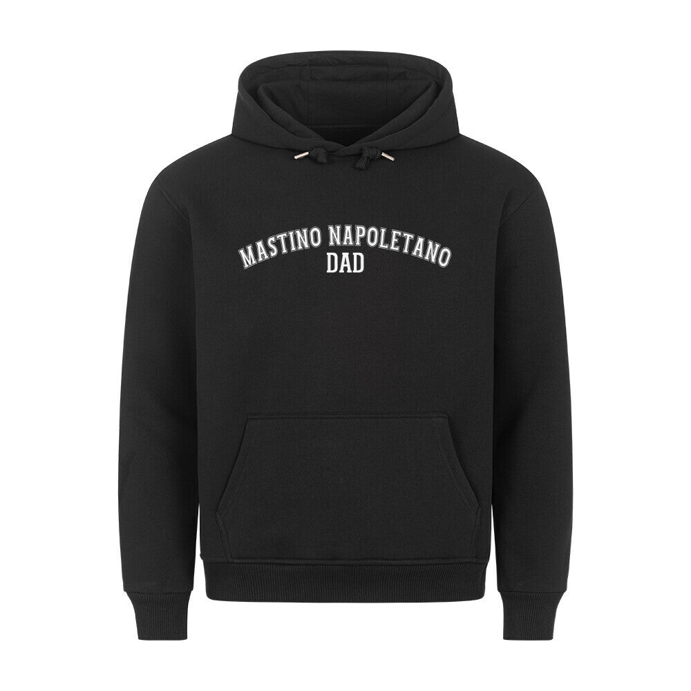 Premium Hoodie "Mastino - DAD" Schwarz – hunde-shirt.de