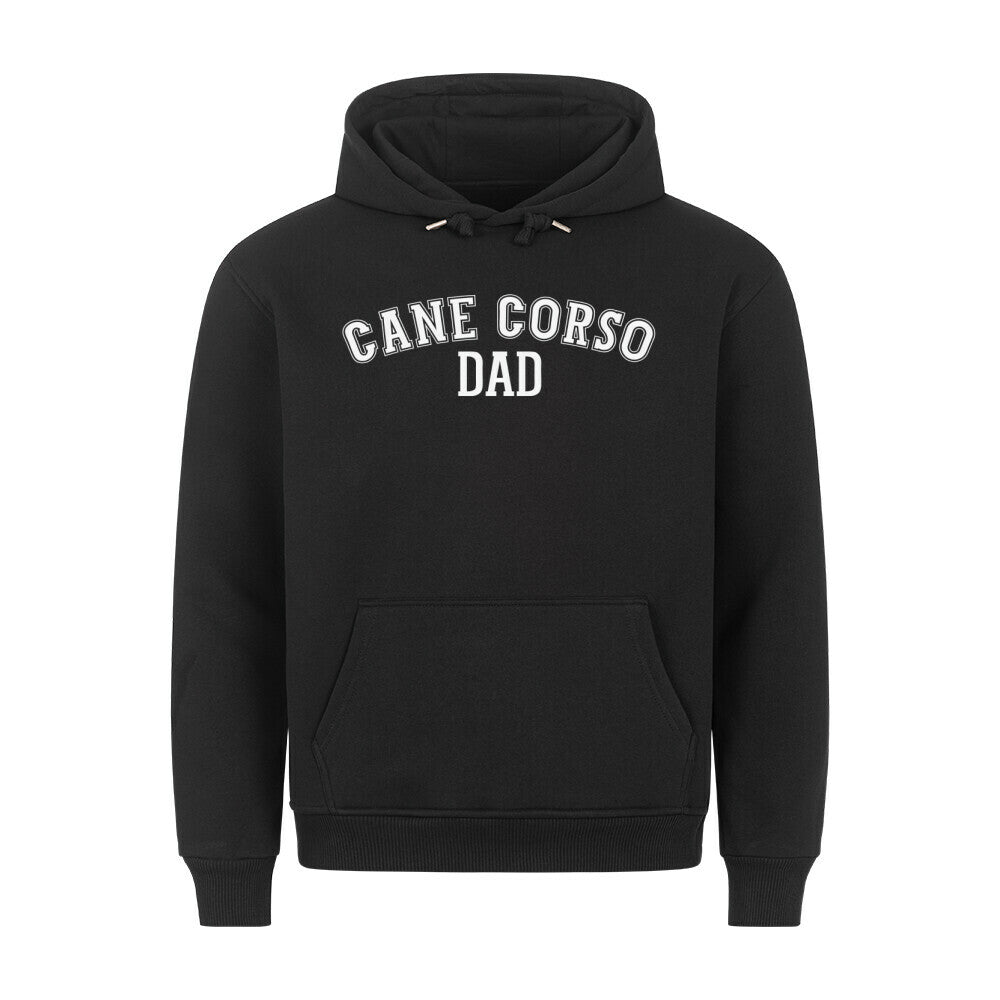 Premium Hoodie "Cane Corso - DAD" Schwarz – hunde-shirt.de