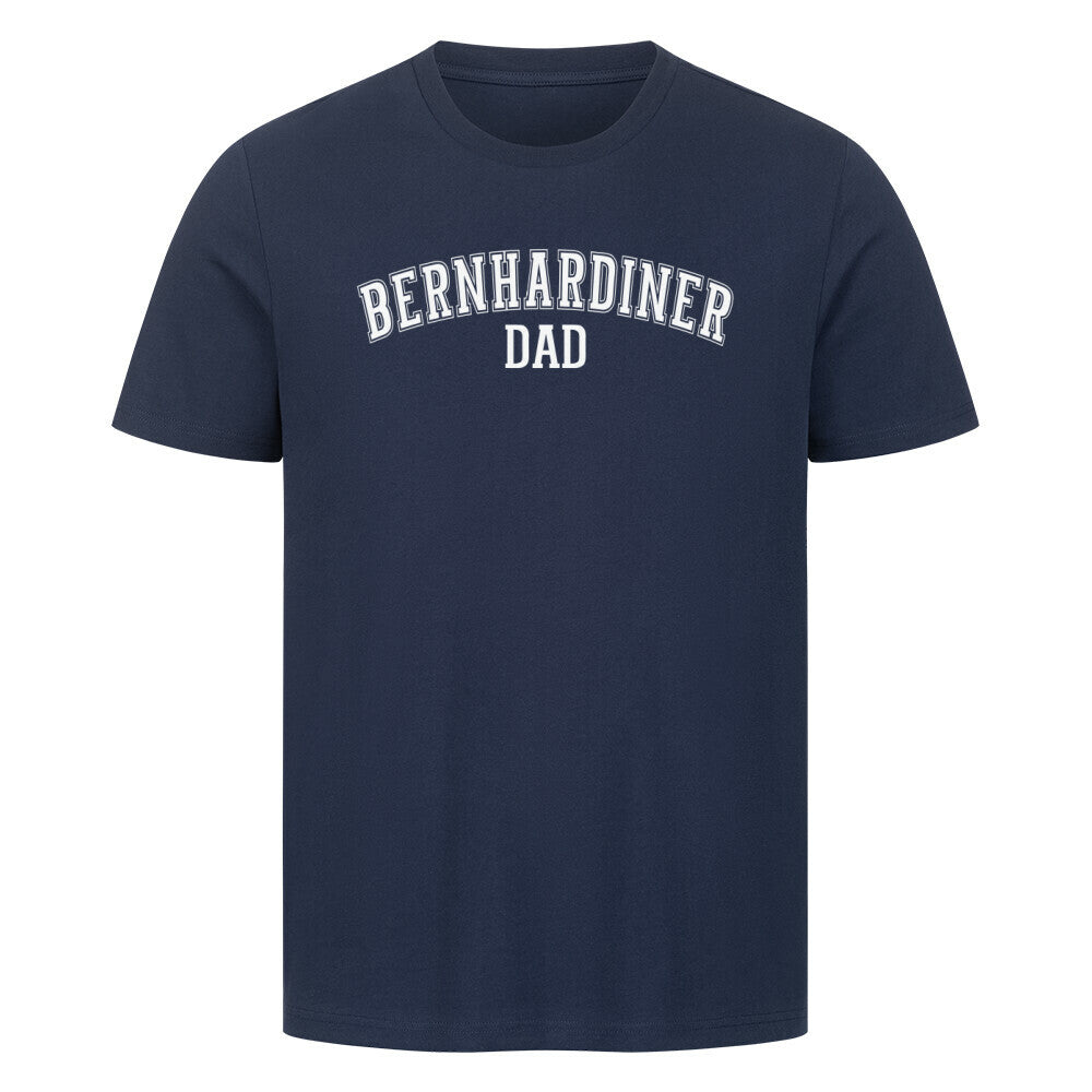 Premium T-Shirt "Bernhardiner - DAD" French Navy – hunde-shirt.de