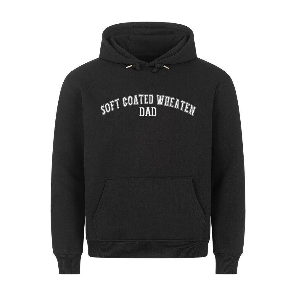 Premium Hoodie "Soft Coated Wheaten - DAD" Schwarz – hunde-shirt.de