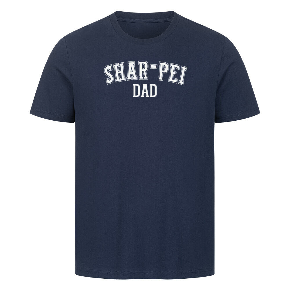 Premium T-Shirt "Shar Pei - DAD" French Navy – hunde-shirt.de