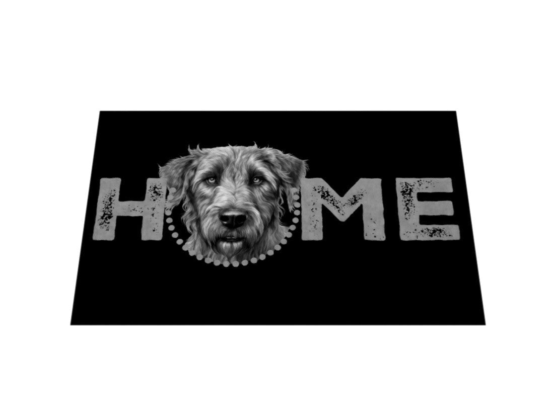 Fußmatte "Irischer Wolfshund - HOME-Edition" – hunde-shirt.de