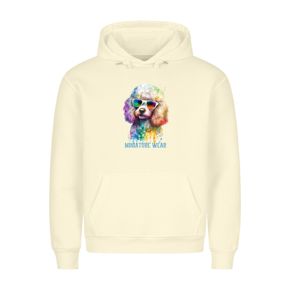 Premium Hoodie "Zwergpudel - Miniature Wear" Beige – hunde-shirt.de
