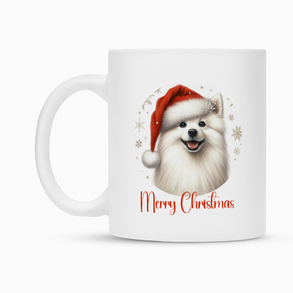 Tasse "American Eskimo - Merry Christmas" – hunde-shirt.de