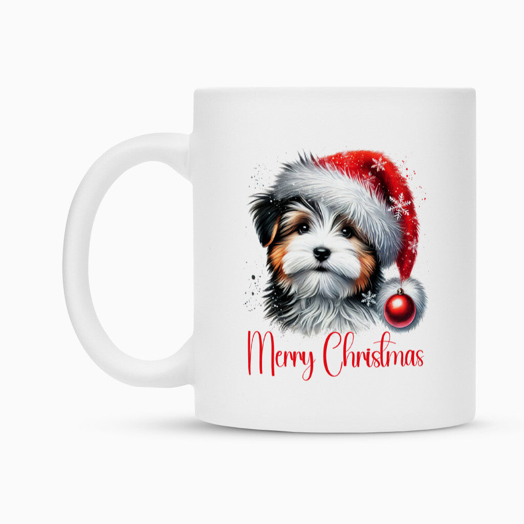 Tasse "Biewer Terrier - Merry Christmas" – hunde-shirt.de