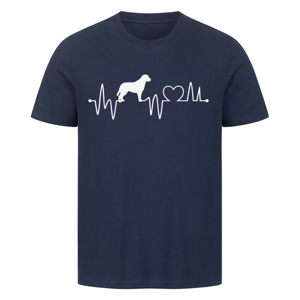 Premium T-Shirt "Chesapeake Bay Retriever - Heartbeat" French Navy – hunde-shirt.de