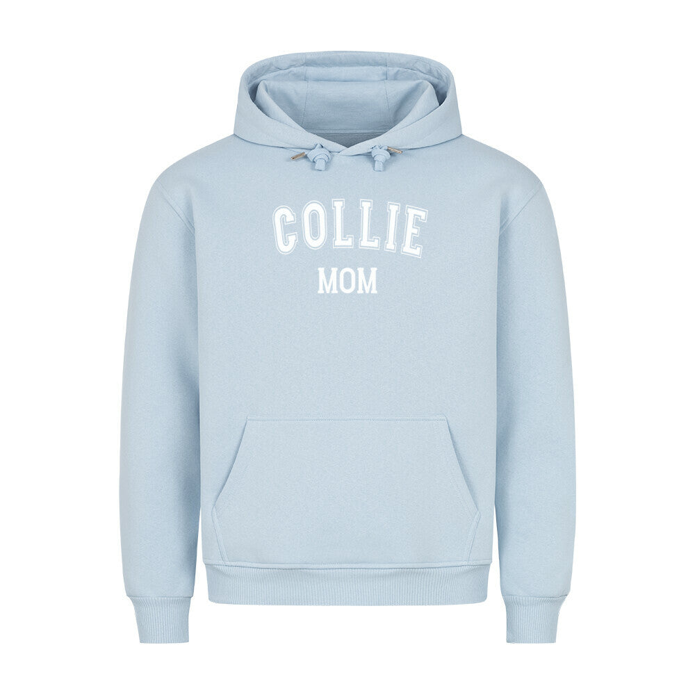 Premium Hoodie "Collie - MOM 2" Babyblau – hunde-shirt.de