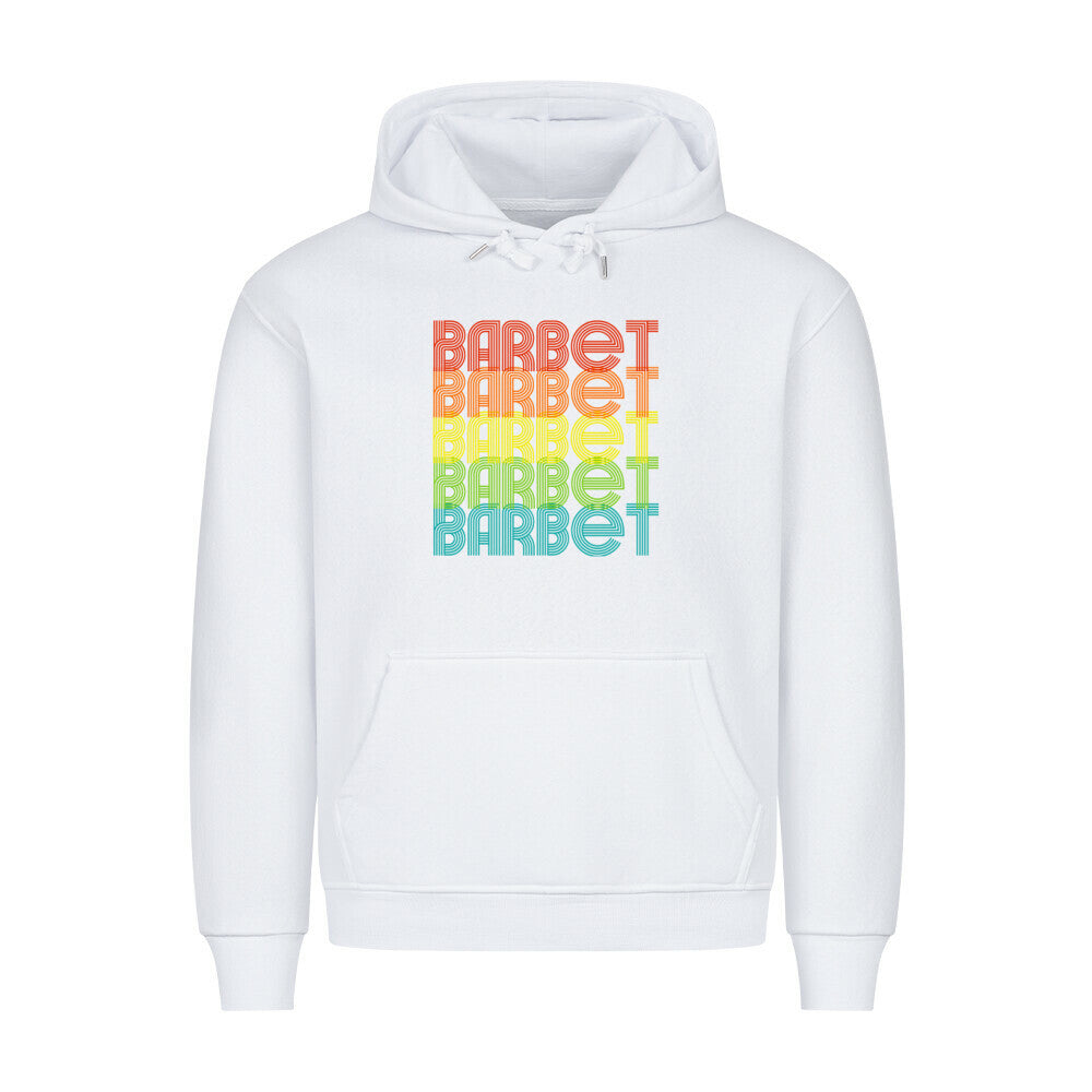 Premium Hoodie "Barbet - RETRO" Weiß – hunde-shirt.de