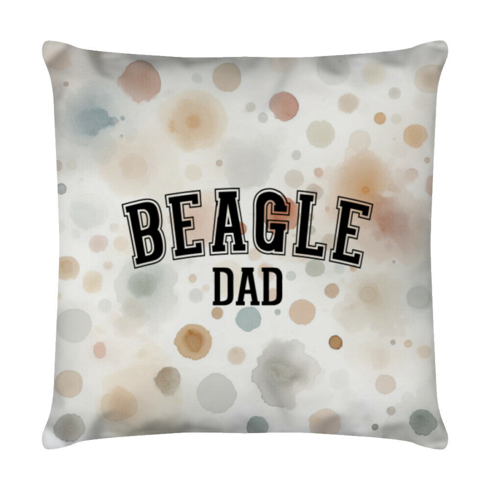 Kissen "Beagle - DAD" Weiß – hunde-shirt.de