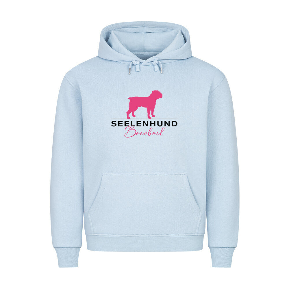 Premium Hoodie "Boerboel - Seelenhund" Babyblau – hunde-shirt.de