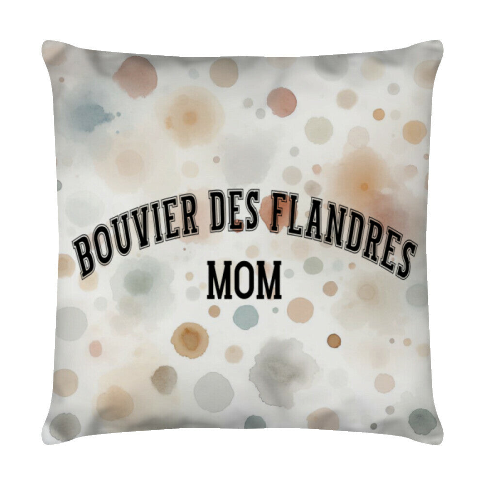 Kissen "Bouvier - MOM" Weiß – hunde-shirt.de