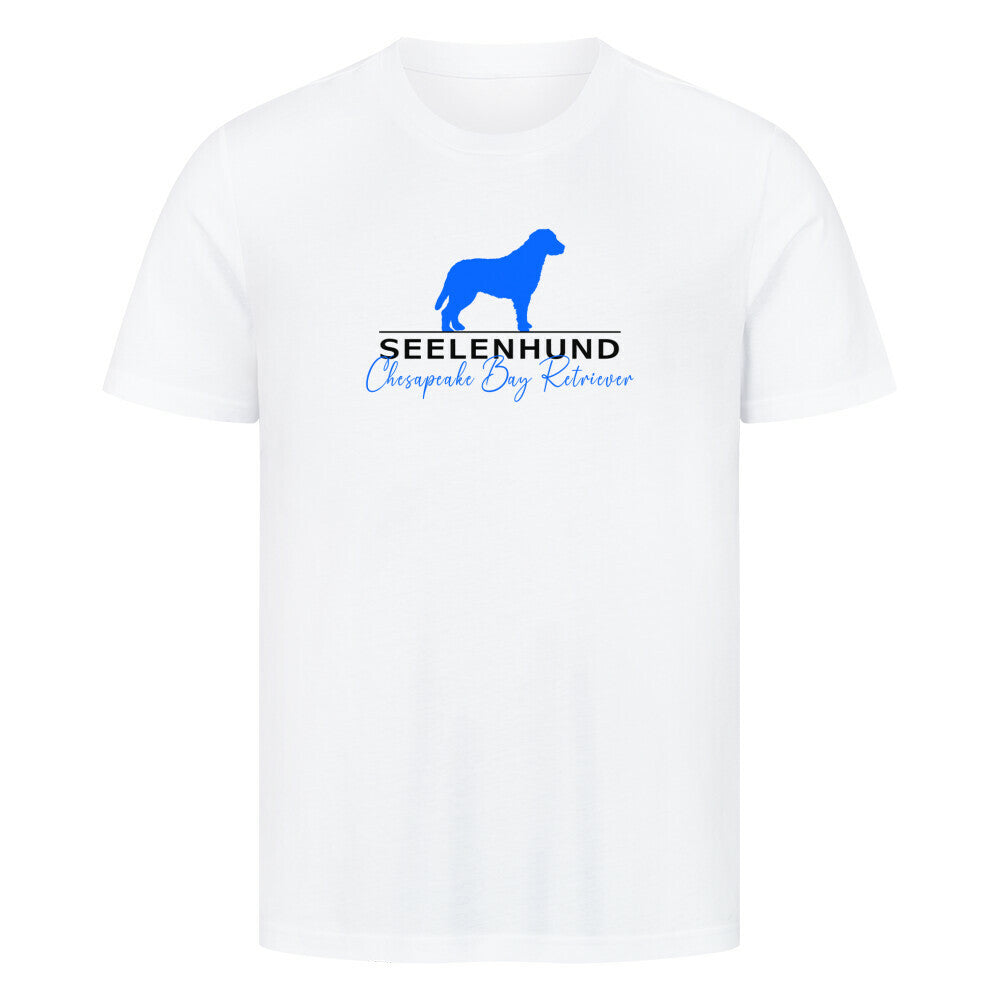 Premium T-Shirt "Chesapeake Bay - Seelenhund" Weiß – hunde-shirt.de
