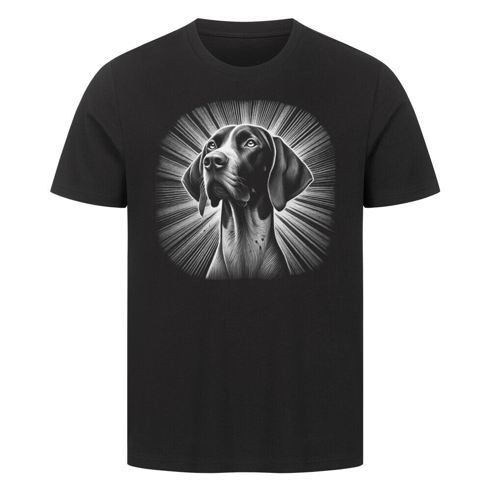 Premium T-Shirt "English Pointer - Shine" Schwarz – hunde-shirt.de