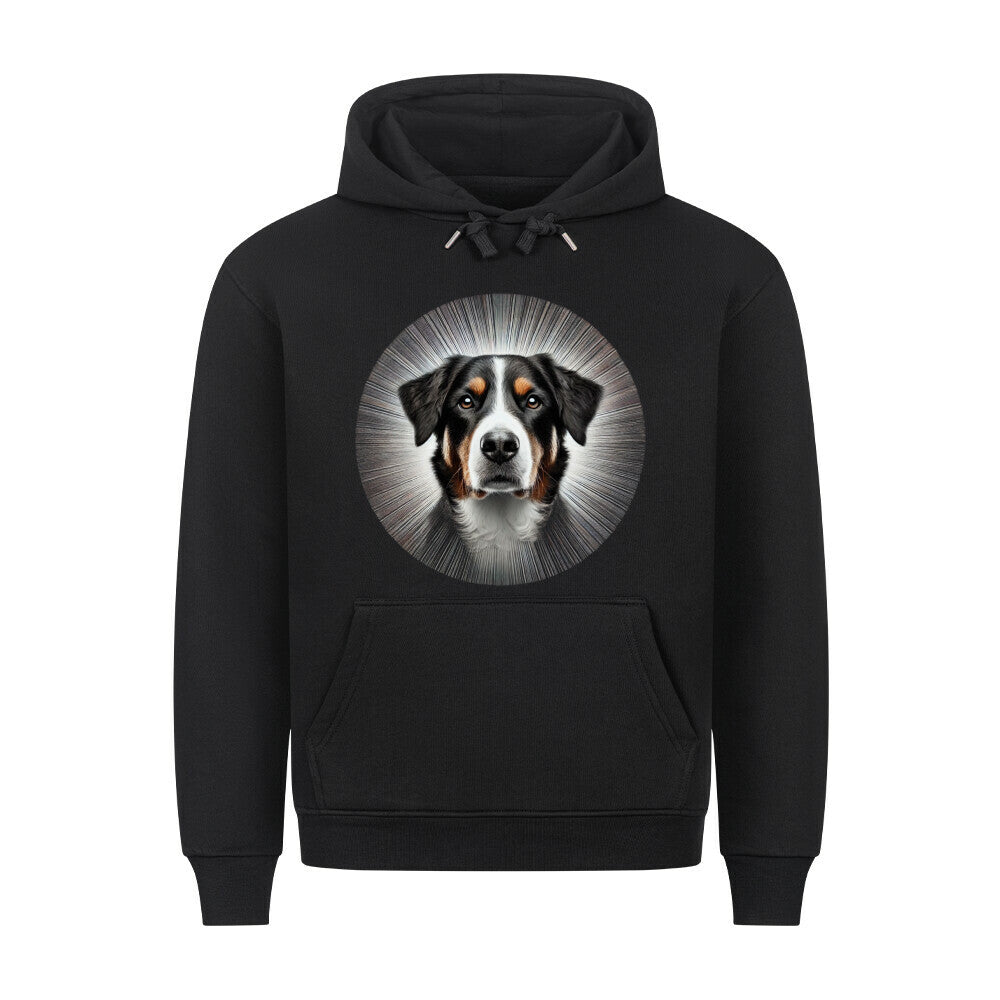 Premium Hoodie "Entlebucher - Star" Schwarz – hunde-shirt.de