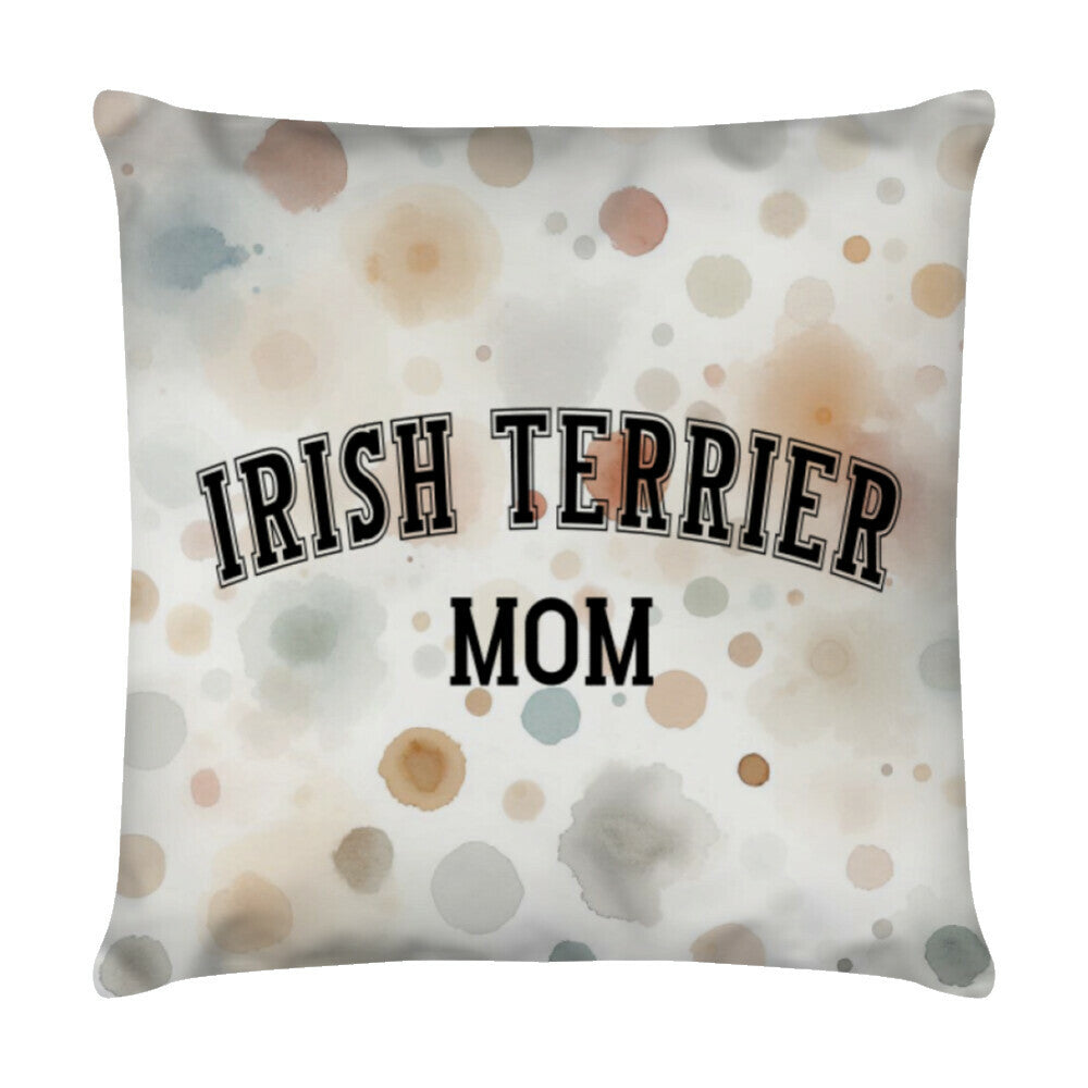 Kissen "Irish Terrier - MOM" Weiß – hunde-shirt.de