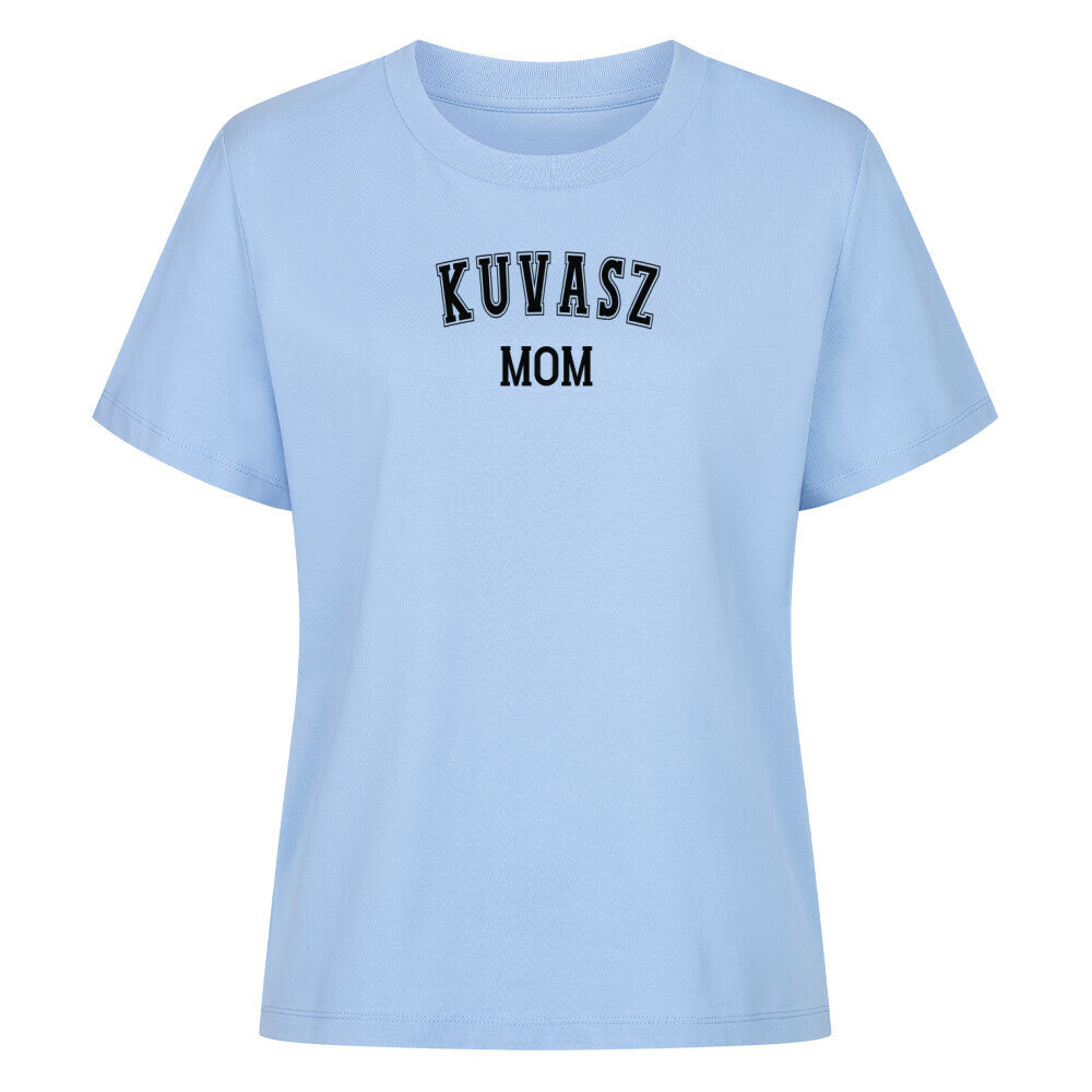 Premium Damen-Shirt "Kuvasz - MOM" Sky Blue – hunde-shirt.de