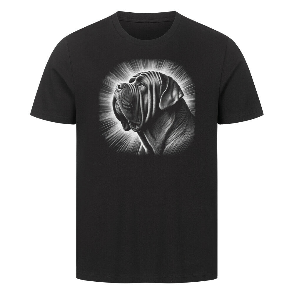 Premium T-Shirt "Mastino - Shine" Schwarz – hunde-shirt.de