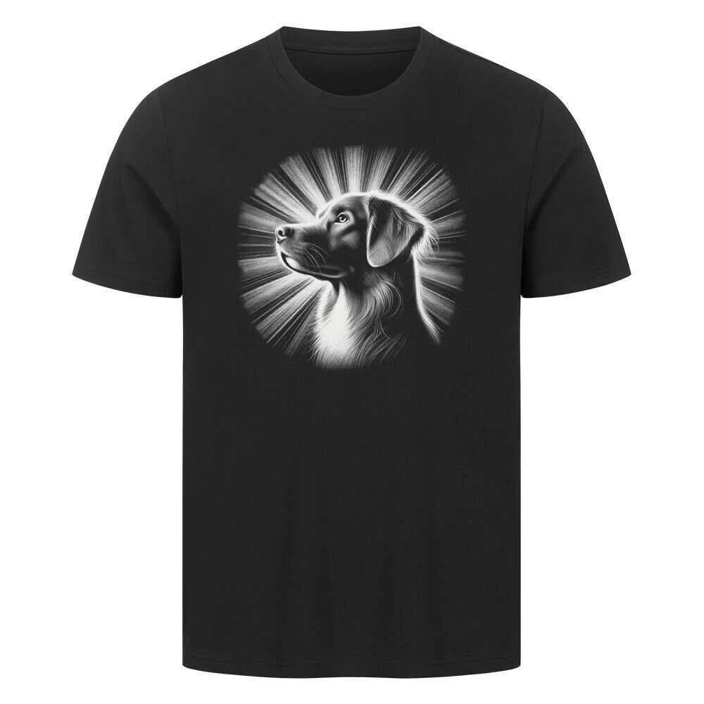 Premium T-Shirt "Nova Scotia - Bright" Schwarz – hunde-shirt.de