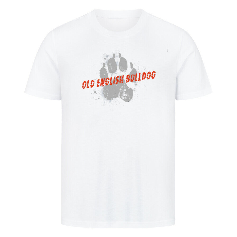 Premium T-Shirt "OEB - PAW" Weiß – hunde-shirt.de