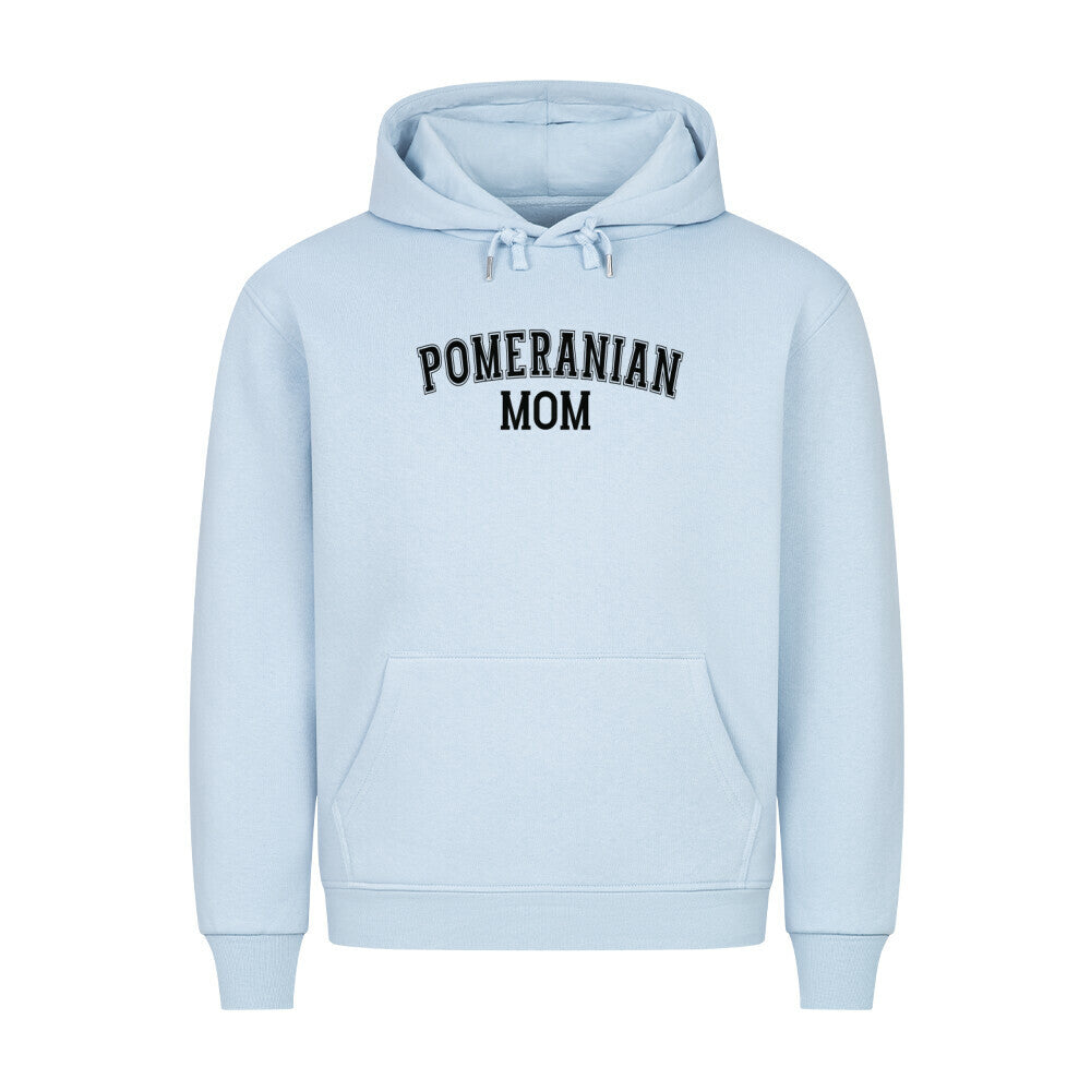 Premium Hoodie "Pomeranian - MOM" Babyblau – hunde-shirt.de
