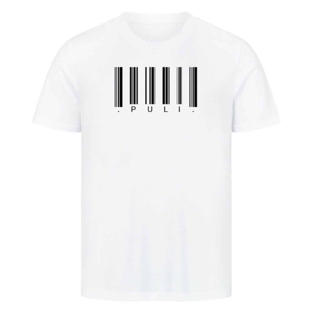 Premium T-Shirt "Puli - CODE" Weiß – hunde-shirt.de