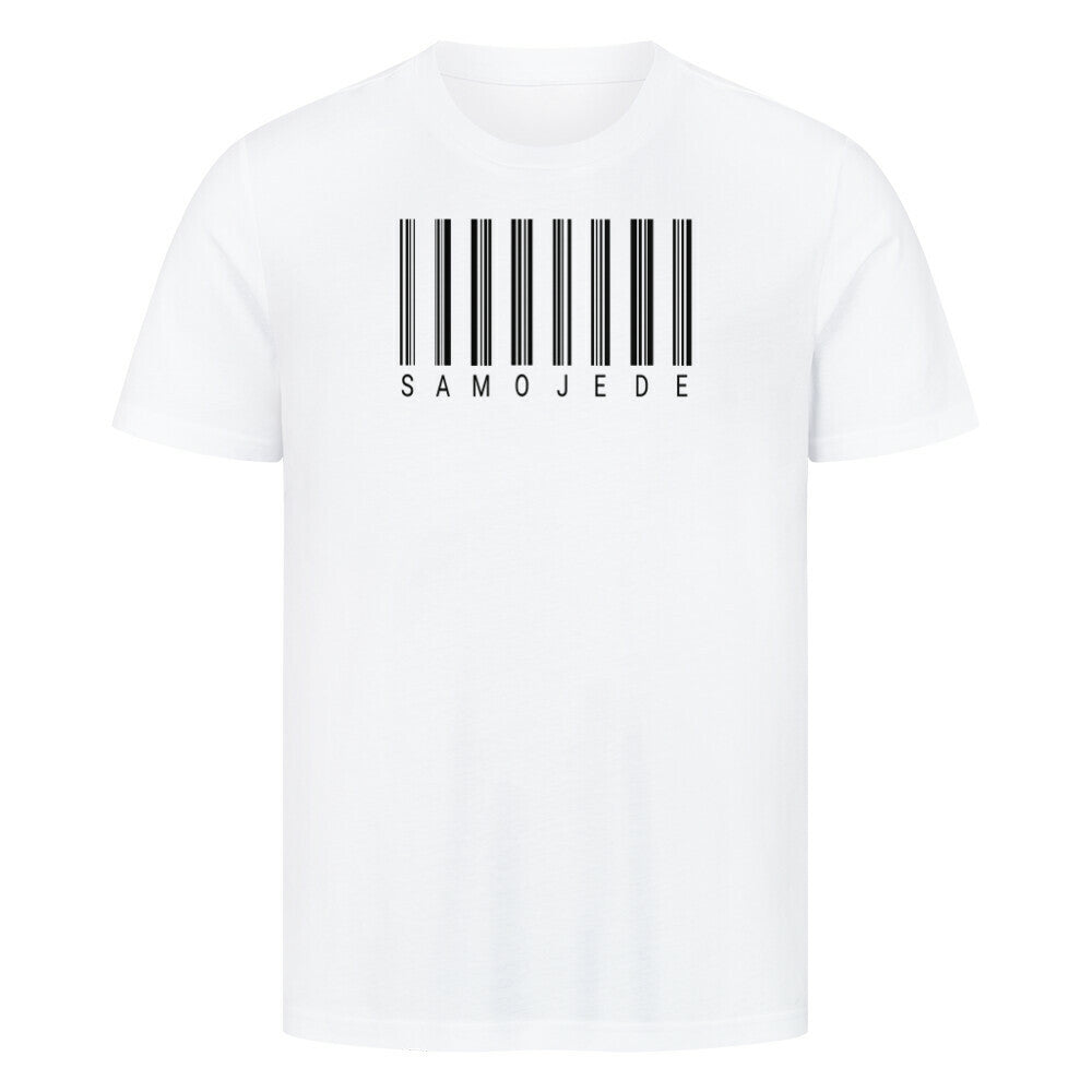 Premium T-Shirt "Samoyed - Scan" Weiß – hunde-shirt.de