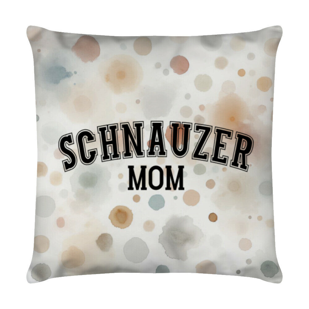 Kissen "Schnauzer - MOM" Weiß – hunde-shirt.de