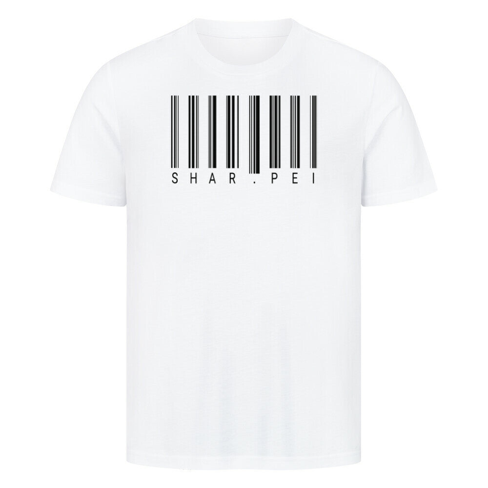 Premium T-Shirt "Shar Pei - Scan" Weiß – hunde-shirt.de