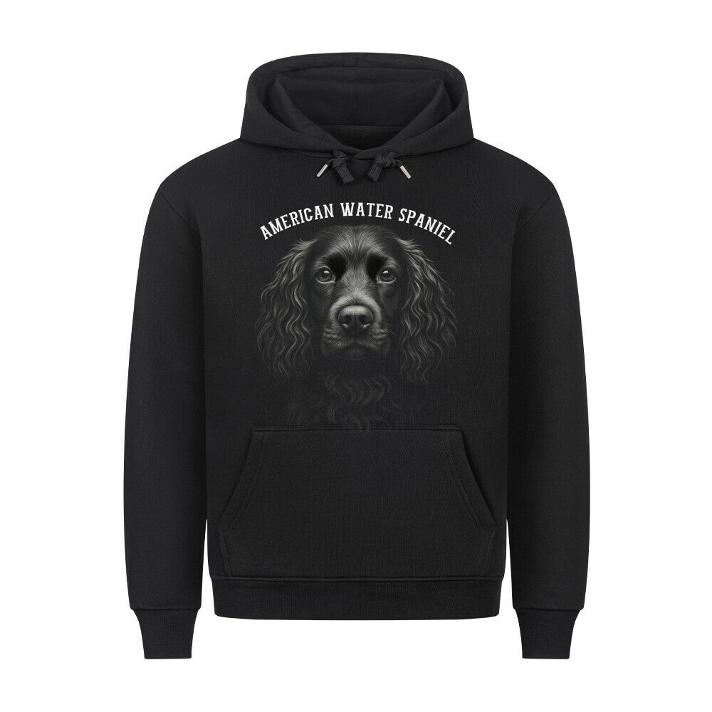 Premium Hoodie "American Water - Pure" Schwarz – hunde-shirt.de