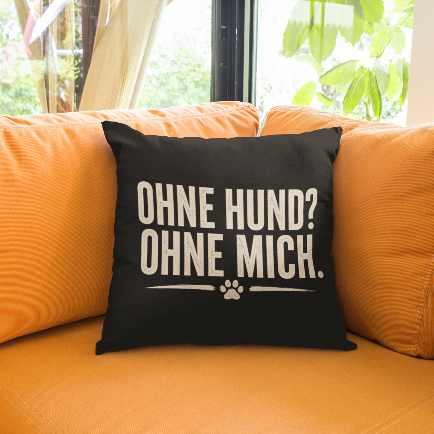 OHNE HUND? OHNE MICH. KISSEN.