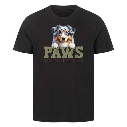 Premium T-Shirt "Australian Shepherd" Schwarz – hunde-shirt.de