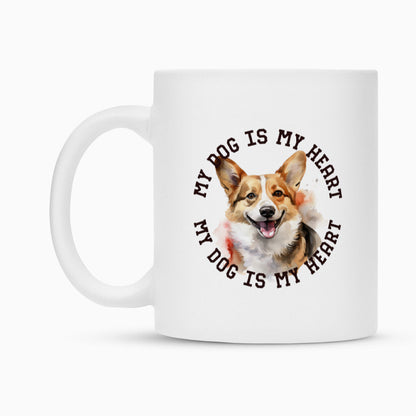 Tasse "Welsh Corgi Cardigan HEART" – hunde-shirt.de