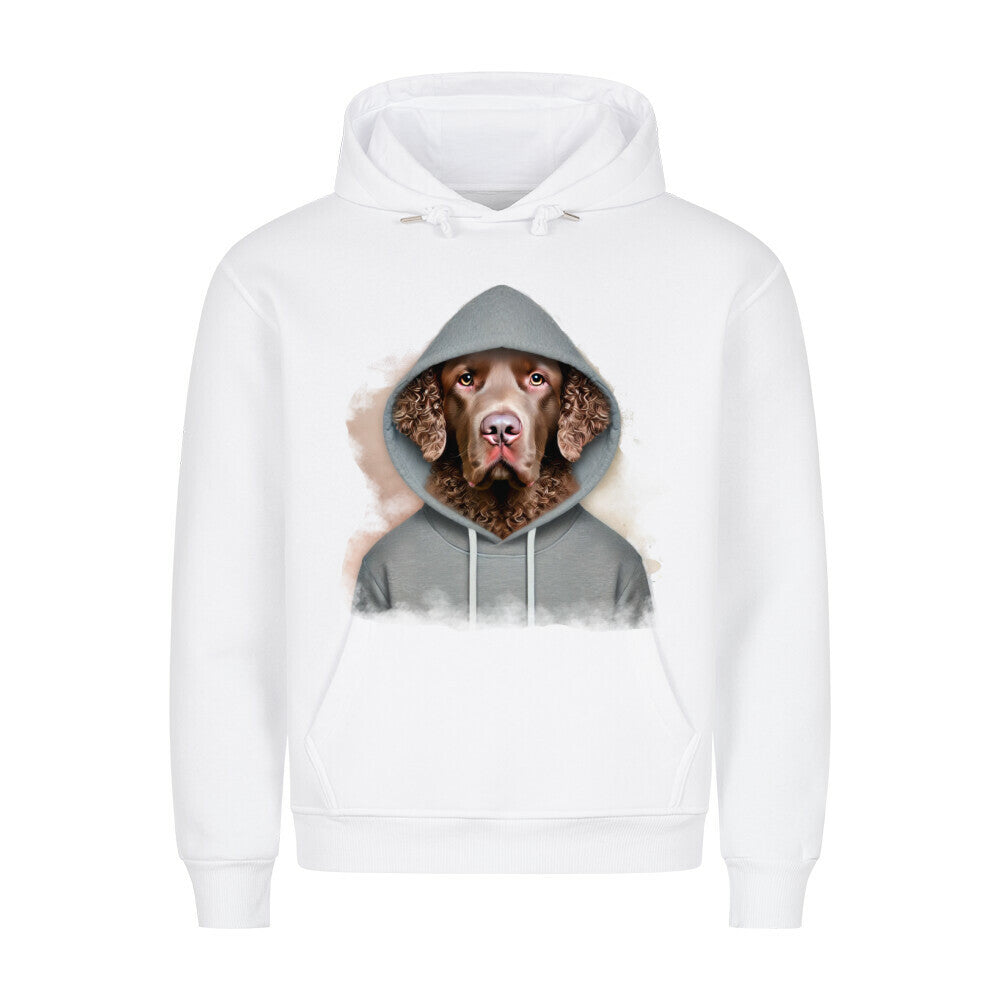 Premium Hoodie "Chesapeake Bay Retriever Hooded" Weiß – hunde-shirt.de