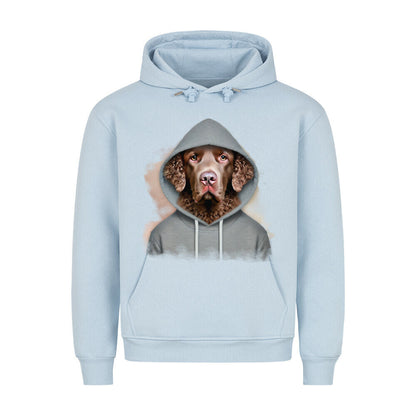 Premium Hoodie "Chesapeake Bay Retriever Hooded" Babyblau – hunde-shirt.de