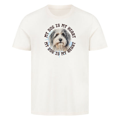Premium T-Shirt "Löwchen HEART" Natural Raw – hunde-shirt.de