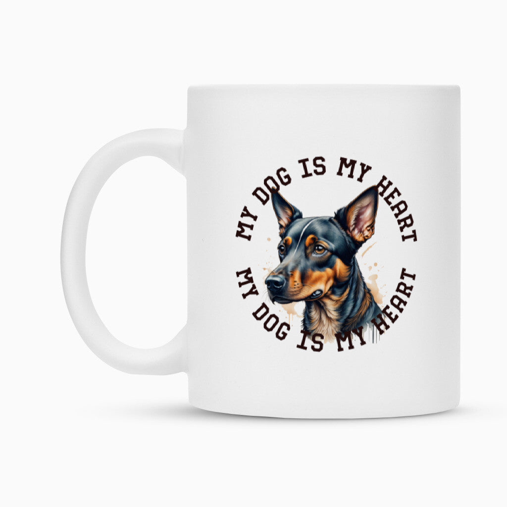 Tasse "Zwergpinscher HEART 2" – hunde-shirt.de