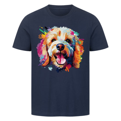 Premium T-Shirt "Toypudel ART" French Navy – hunde-shirt.de