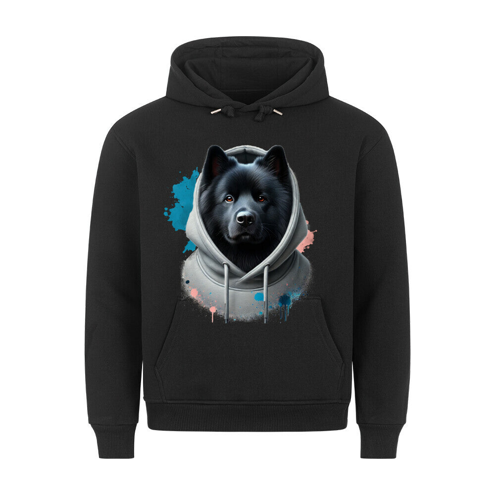Premium Hoodie "Großspitz Hooded" Schwarz – hunde-shirt.de