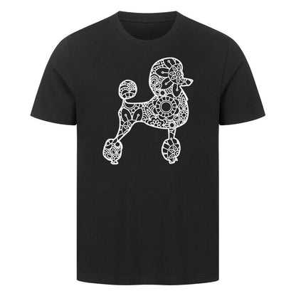 Premium T-Shirt "Königspudel pur" Schwarz – hunde-shirt.de
