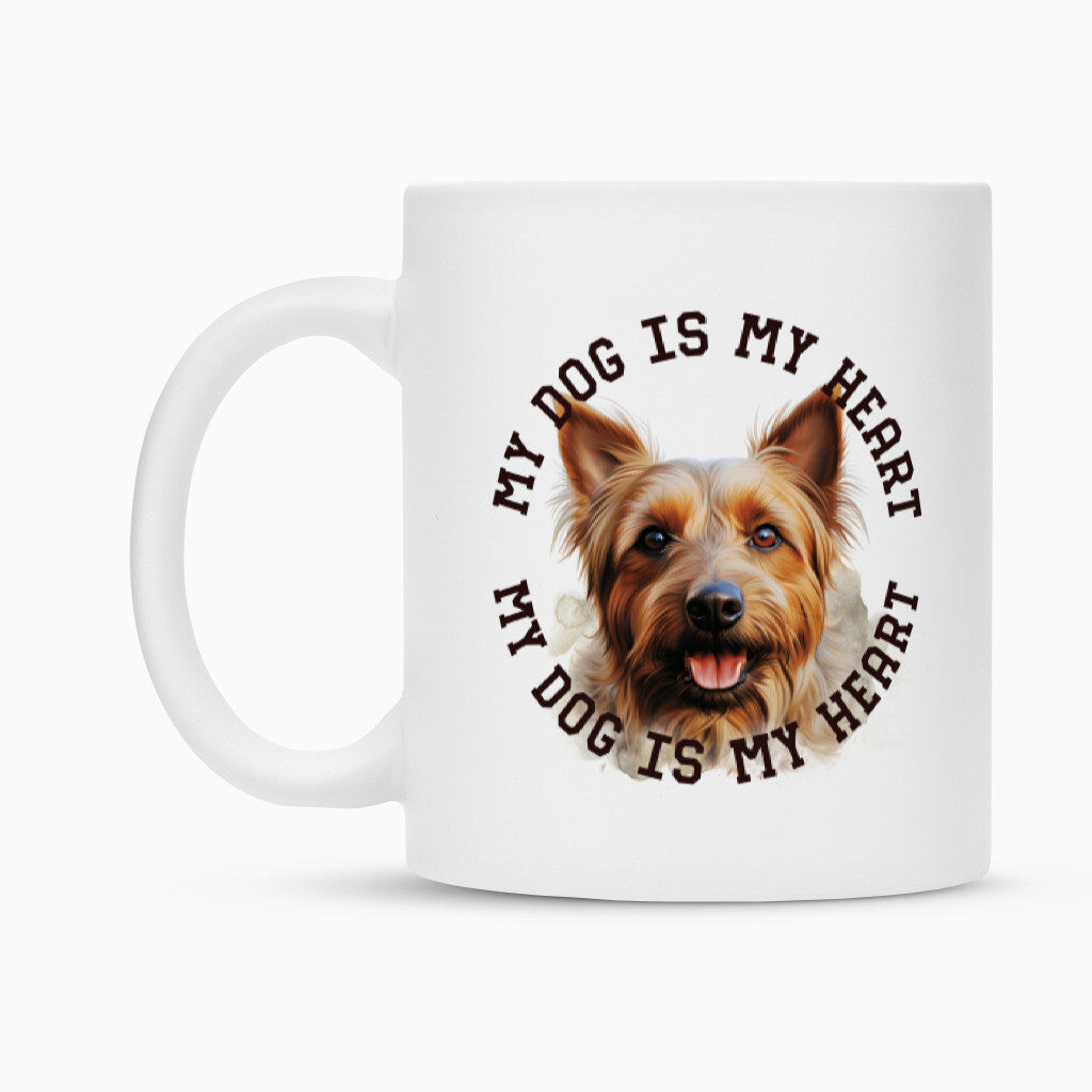 Tasse "Australian Terrier HEART" – hunde-shirt.de