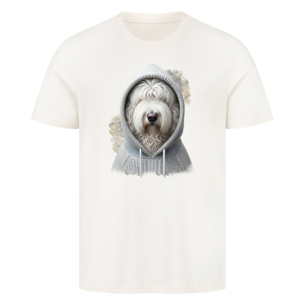 Premium T-Shirt "Komondor Hooded-Shirt" Natural Raw – hunde-shirt.de