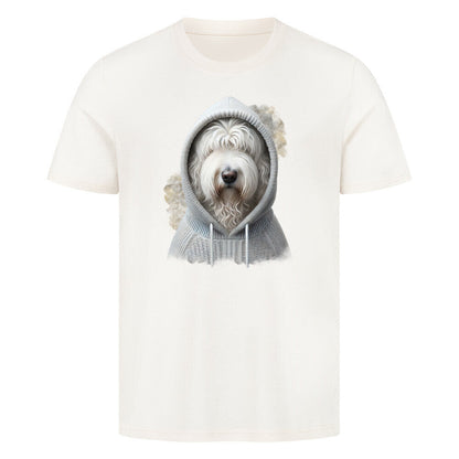 Premium T-Shirt "Komondor Hooded-Shirt" Natural Raw – hunde-shirt.de