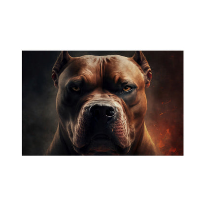 Fußmatte "Bully XL / XXL" Weiß – hunde-shirt.de