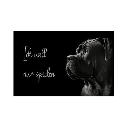 Fußmatte "Cane Corso" Weiß – hunde-shirt.de